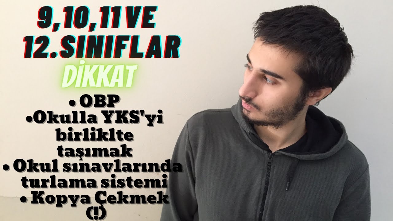15-) OKUL SINAVLARINA NASIL ÇALIŞILIR ? | LİSELİLER DİKKAT SINAV HAFTASI BAŞLIYOR | #yks