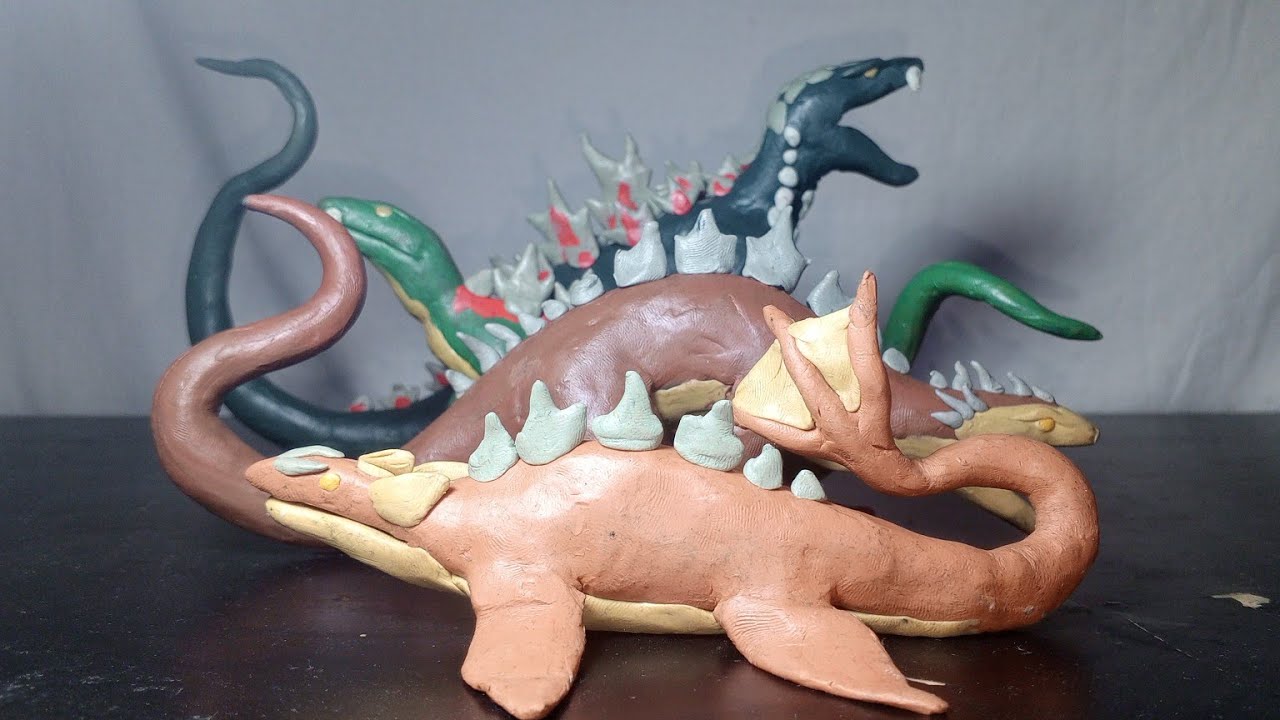 Evolution of Godzilla Ultima (clay motion)