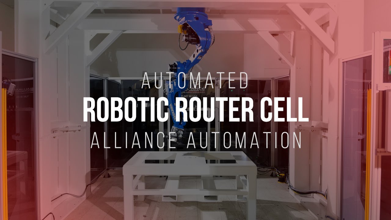 Robotic Router Cutting Cell for Plastic Roto-Molded Parts | Alliance Automation - Flint, MI