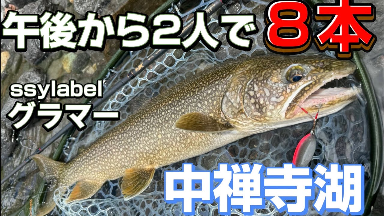 【中禅寺湖】午後から爆釣‼️5月の中禅寺湖で午後から８本‼️#中禅寺湖 #レイクトラウト