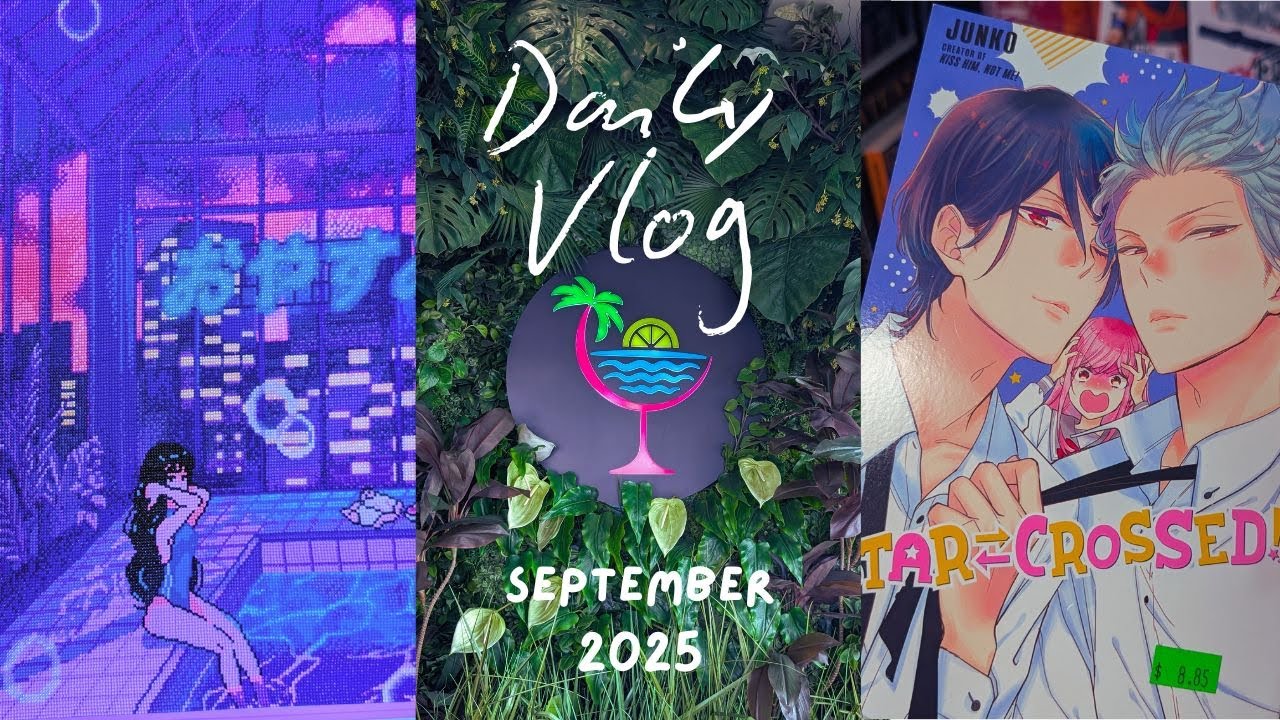 September Vlog - Organize, shop, diamond paint, and thrift at the beach with me!