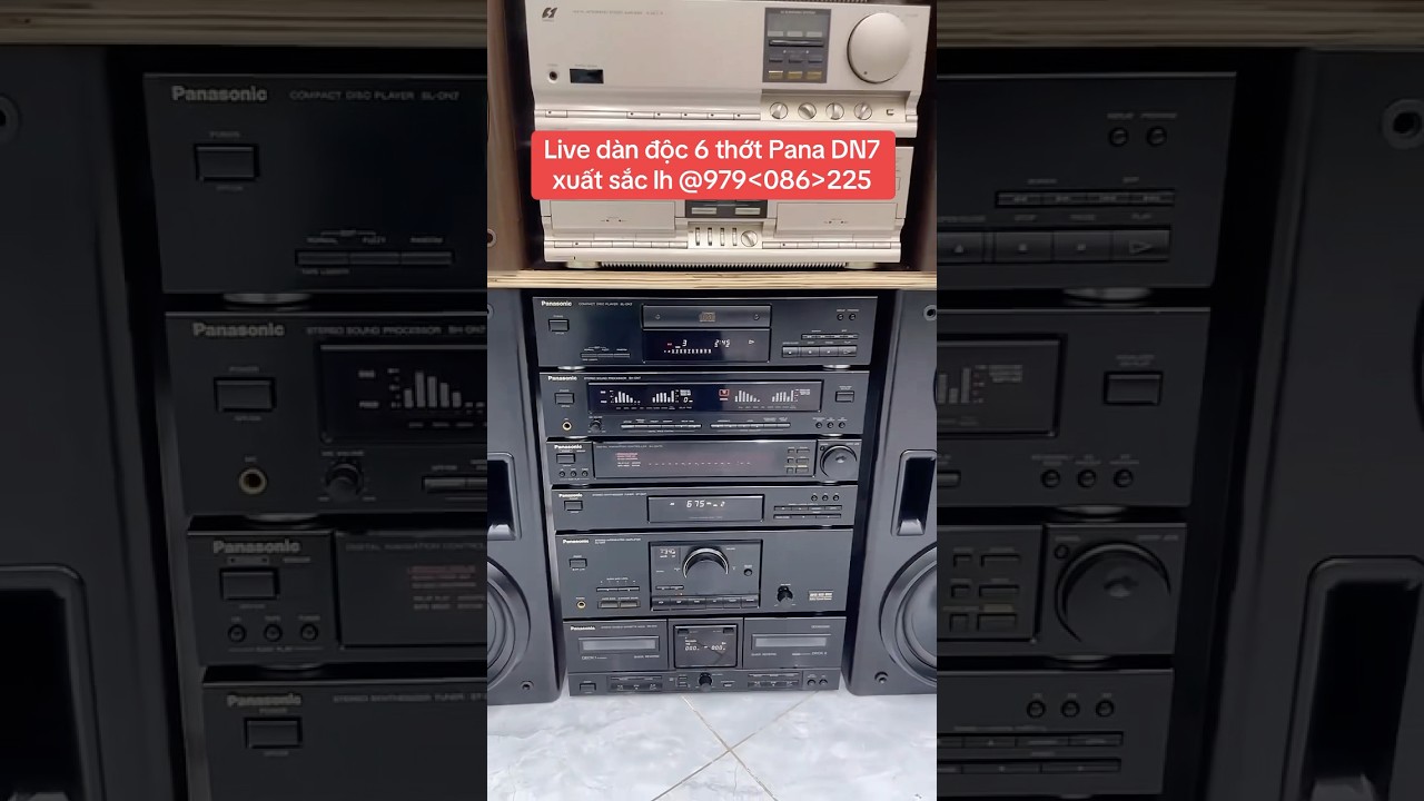 Si&ecirc;u đẹp d&agrave;n 6 thớt Pana DN7 ae lh 0979086225