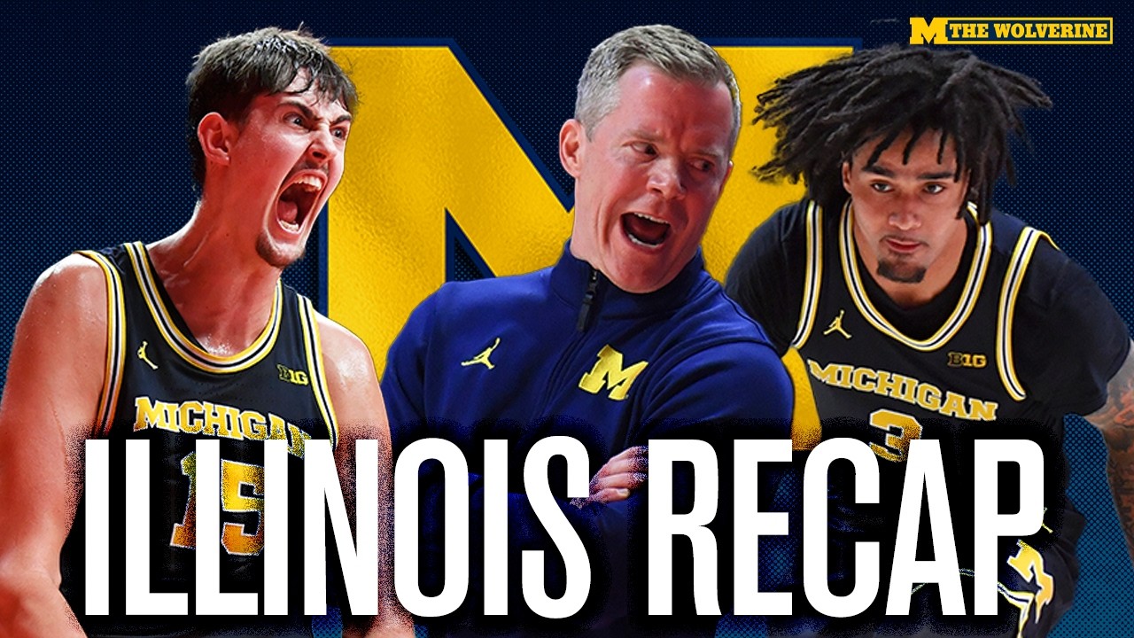 CHAMPS! Reaction To Michigan Win Over Illinois LIVE From Champaign | The Wolverine Basketball Show