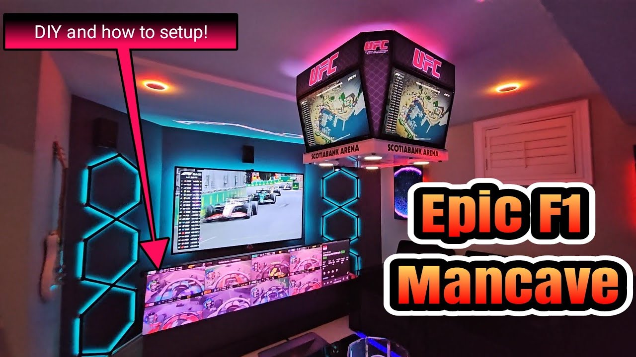 Epic F1 Mancave - DIY and How I Setup!