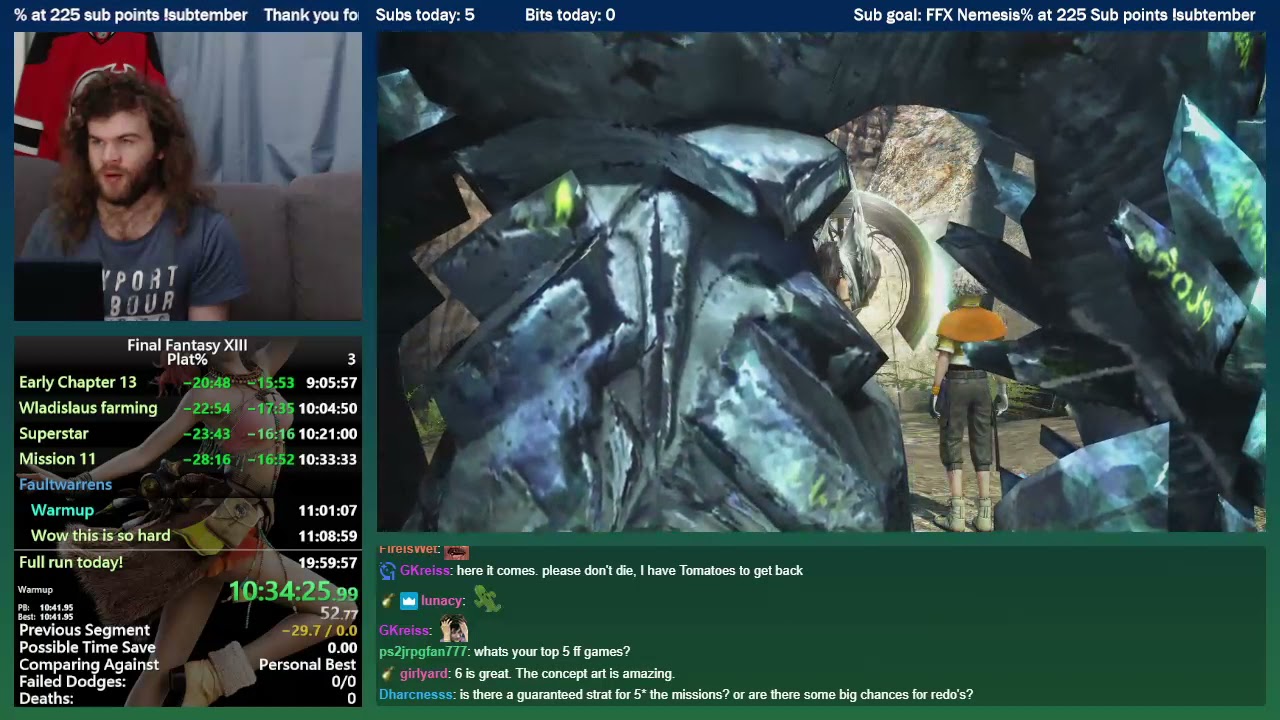Final Fantasy XIII Platinum Trophy (All Achievements) Speedrun (PC) 19:28:16 - Part 2/2