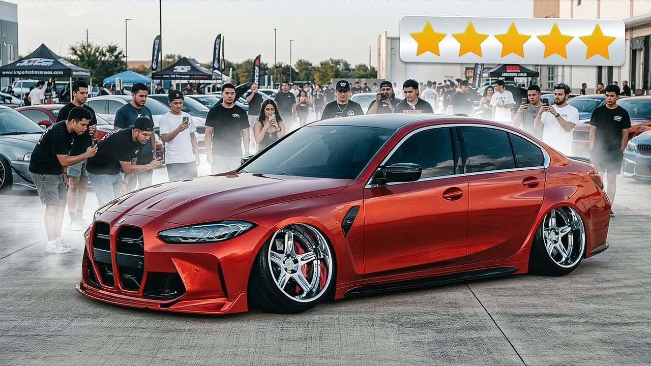 Я отвёз свой заниженный BMW G80 M3 на выставку автомобилей, посвящённую исключительно BMW.