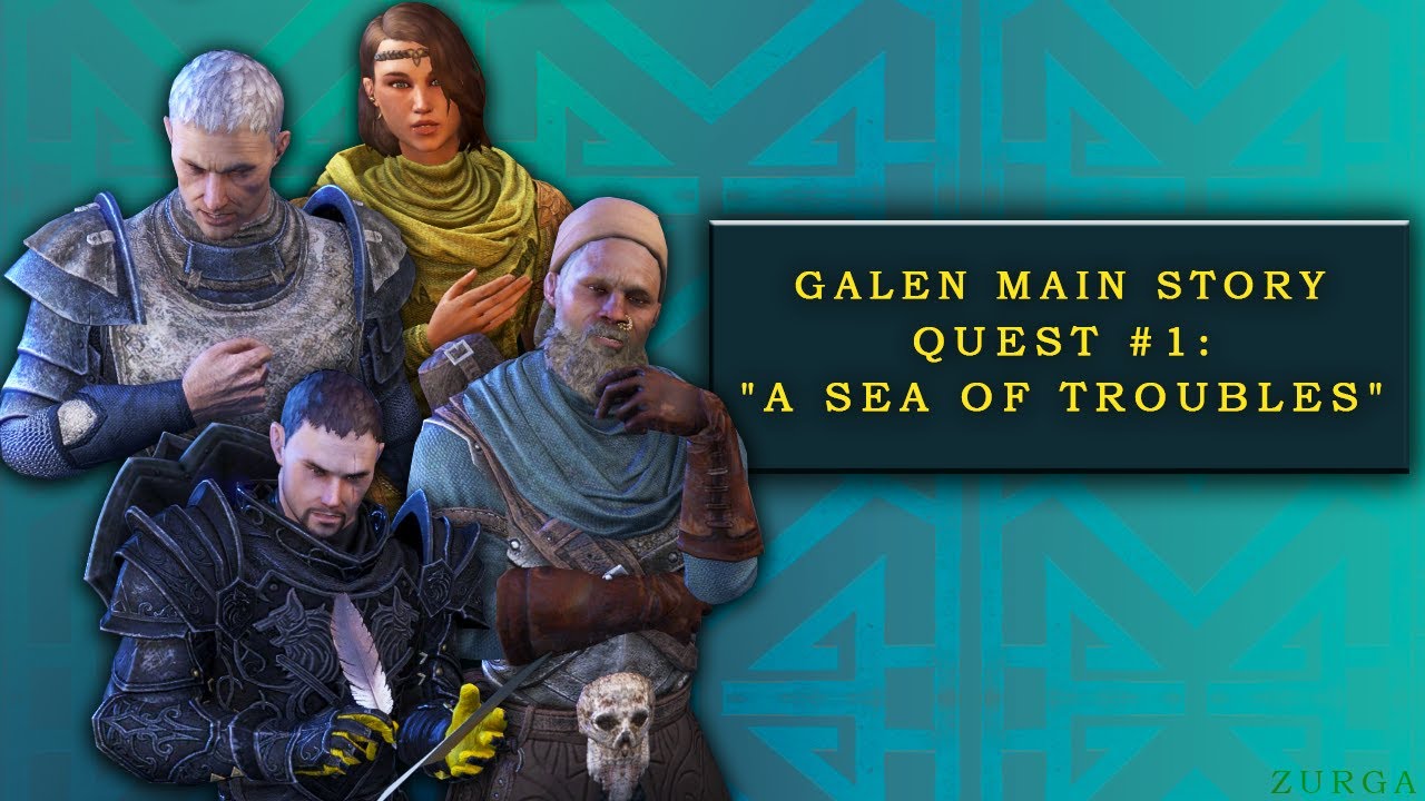 A sea of troubles | Galen Main Story | Quest 1 | Firesong DLC | Update 36 | ESO