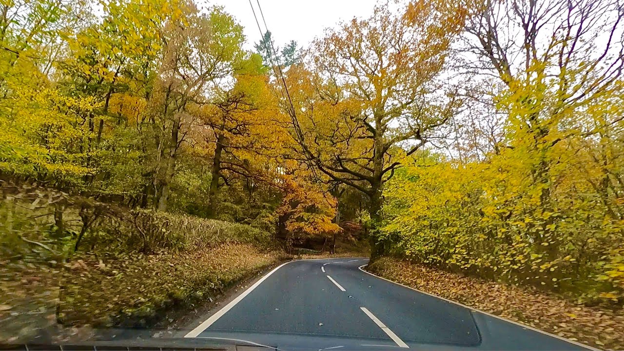 Driving in Wales UK 🇬🇧 | Motorway and Countryside Relaxing Autumnal View