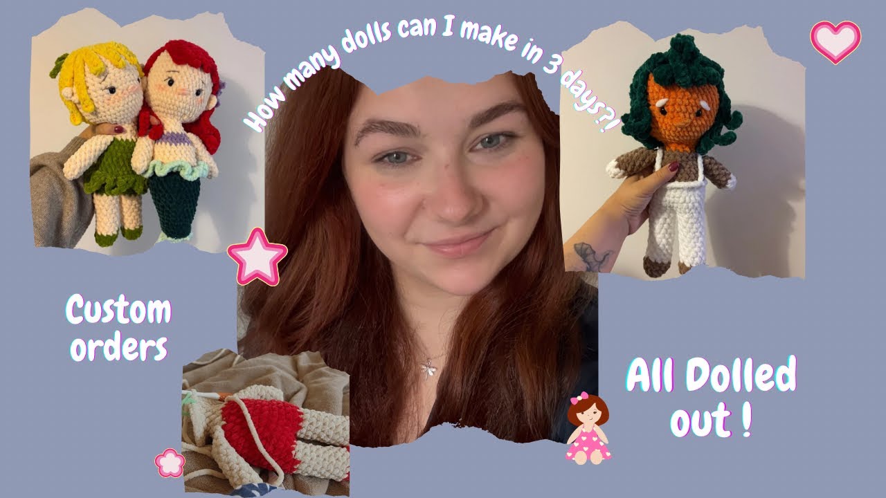 How many dolls can I make in 3 days ?! | marketing prep V2