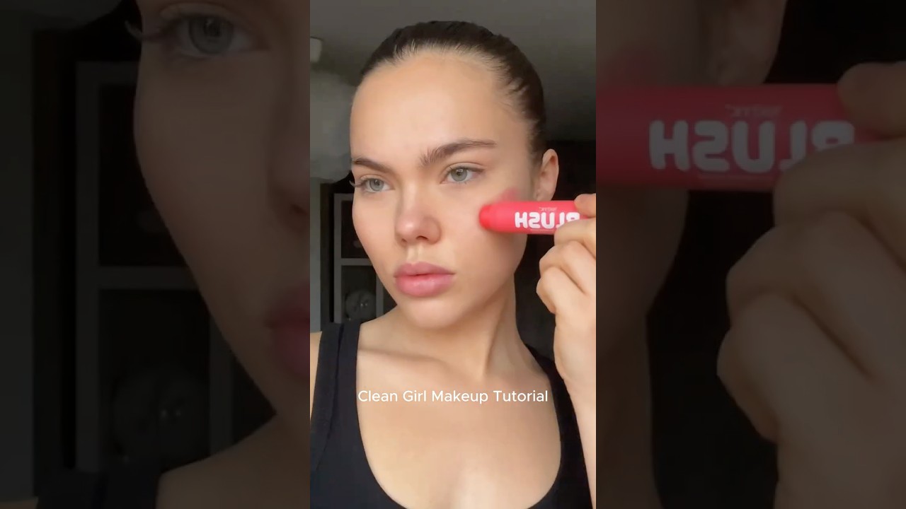 Clean girl makeup tutorial using affordable makeup 💖✨