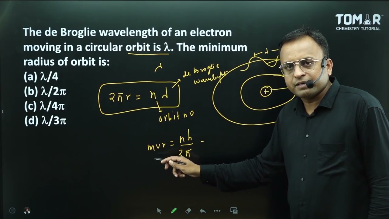 DE BROGLIE EQUATION MCQ 10