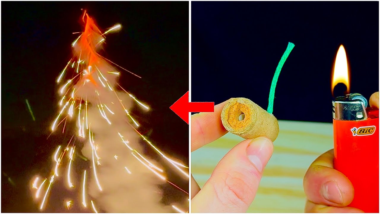 How to make sugar rockets without stick (flying ground blooms)