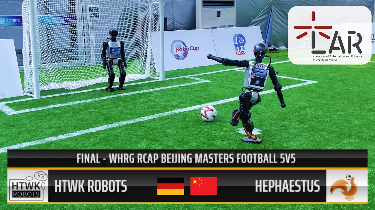 HTWK Robots vs Hephaestus | World Humanoid Robot Games Football 5 vs 5 | FINAL