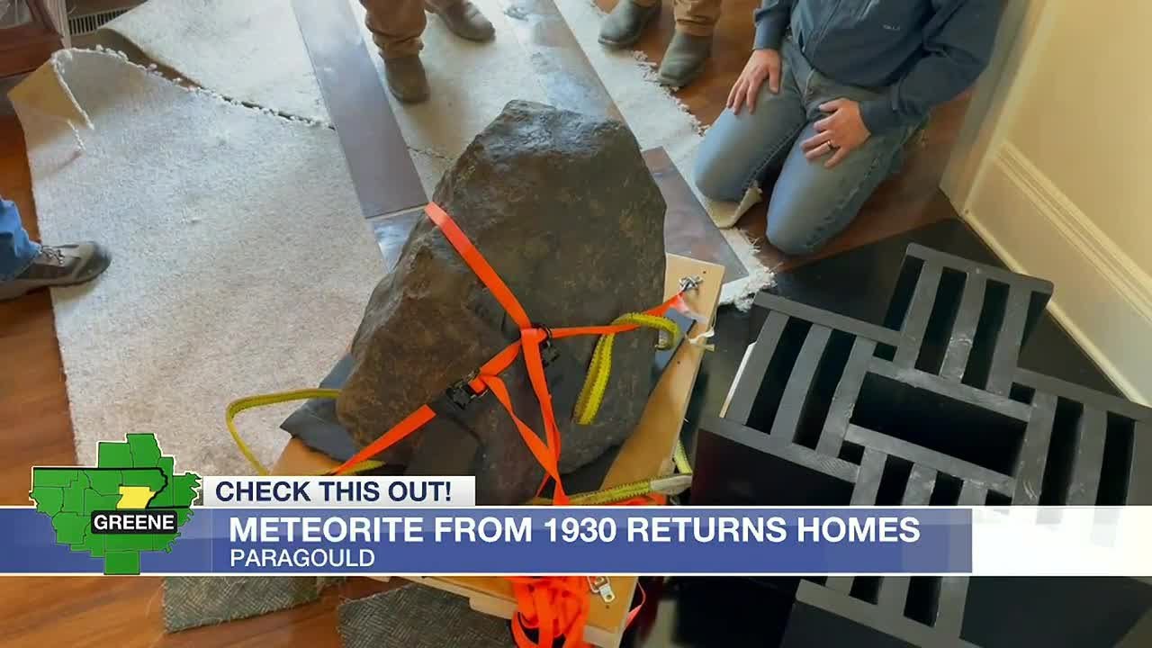 Meteorite from 1930 returns home to Paragould