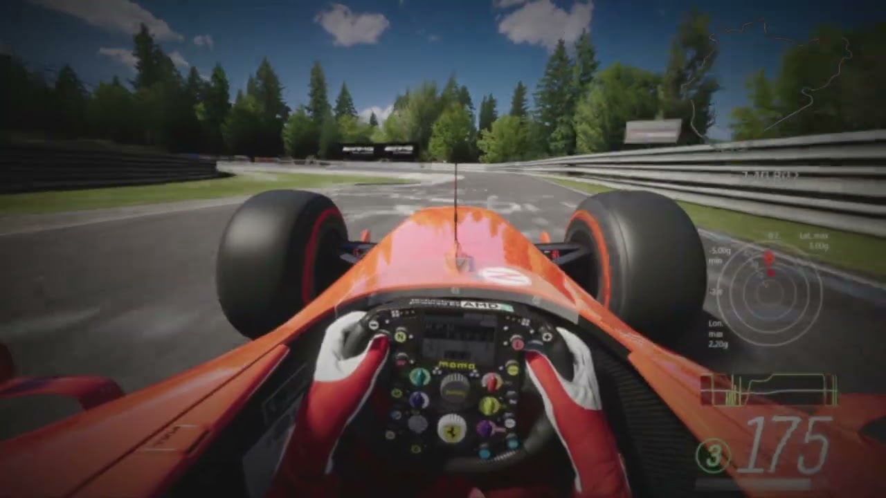 POV in the Ferrari F2004 around the Nordschleife | Assetto Corsa