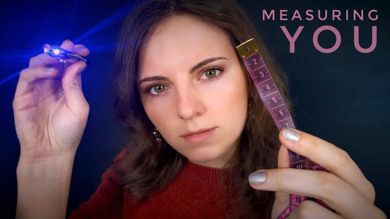 ASMR | Measuring & Inspecting You📏 (Unintelligible Whispering, No Talking)