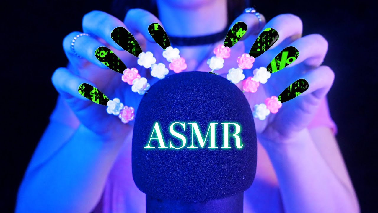 ASMR EXTREME Mic Scratching With MESMERIZING CLAWS! 😵‍💫 1HR for 100% SLEEP 🫠💤