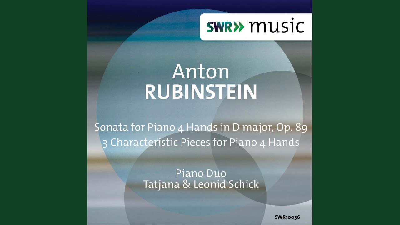 Sonata for Piano 4 Hands in D Major, Op. 89: III. Andante - Allegro assai