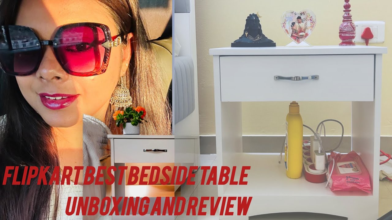 Flipkart best bedside table || Unboxing, Assemble & Review ✨