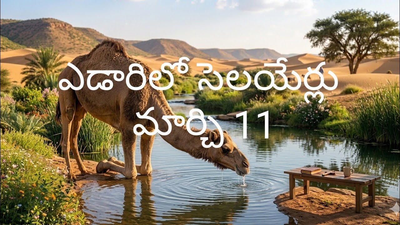 ఎడారిలో సెలయేర్లు మార్చి 11