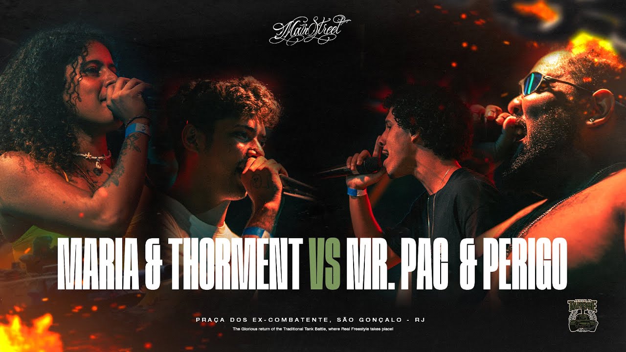 [LOUCURA ESSA BATALHA 😱] MARIA & THORMENT VS MR PAC & PERIGO | 1 FASE | Batalha do Tanque | RJ
