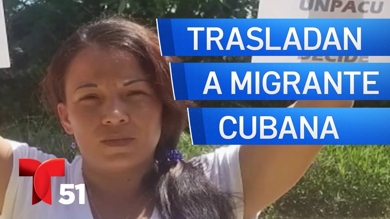 En limbo migratorio cubana trasladada de la Base Naval de Guantánamo a Florida