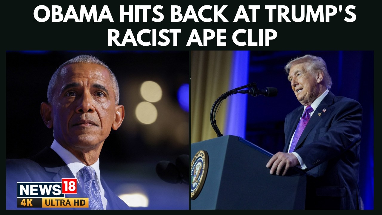 BREAKING: Obama Responds After Trump Shares Racist Ape Video on Truth Social | US Latest News | 4K
