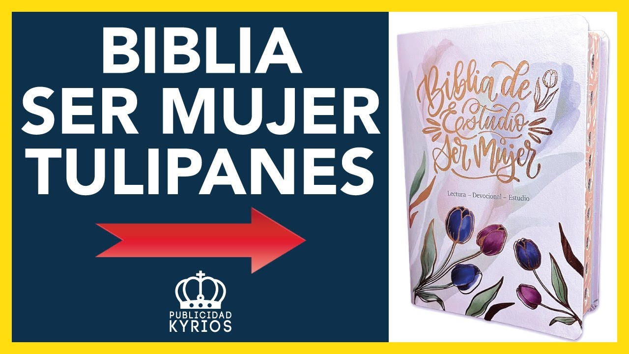 ✅ BIBLIA SER MUJER 🌷 REINA VALERA 1960 👑 LETRA GRANDE 🎓 ESTUDIO