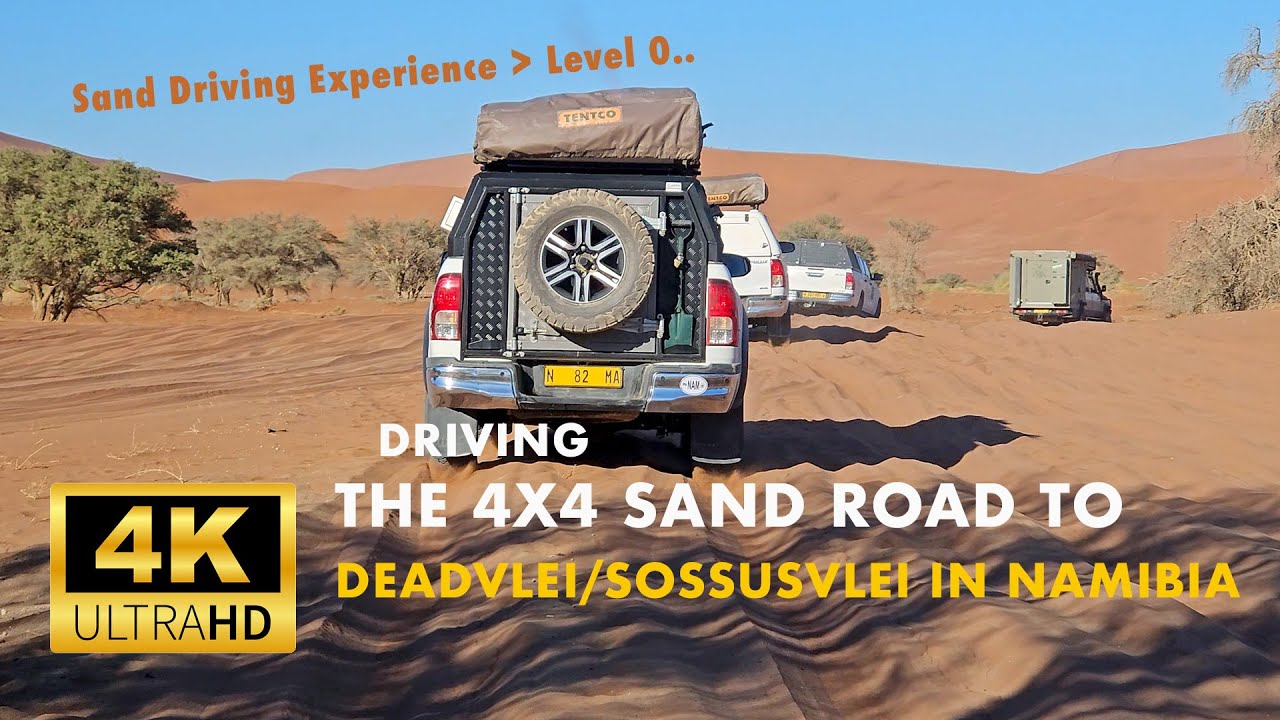 Driving the 4x4 sand road to Deadvlei/Sossusvlei in Namibia #namibia #4x4offroad #sossusvlei