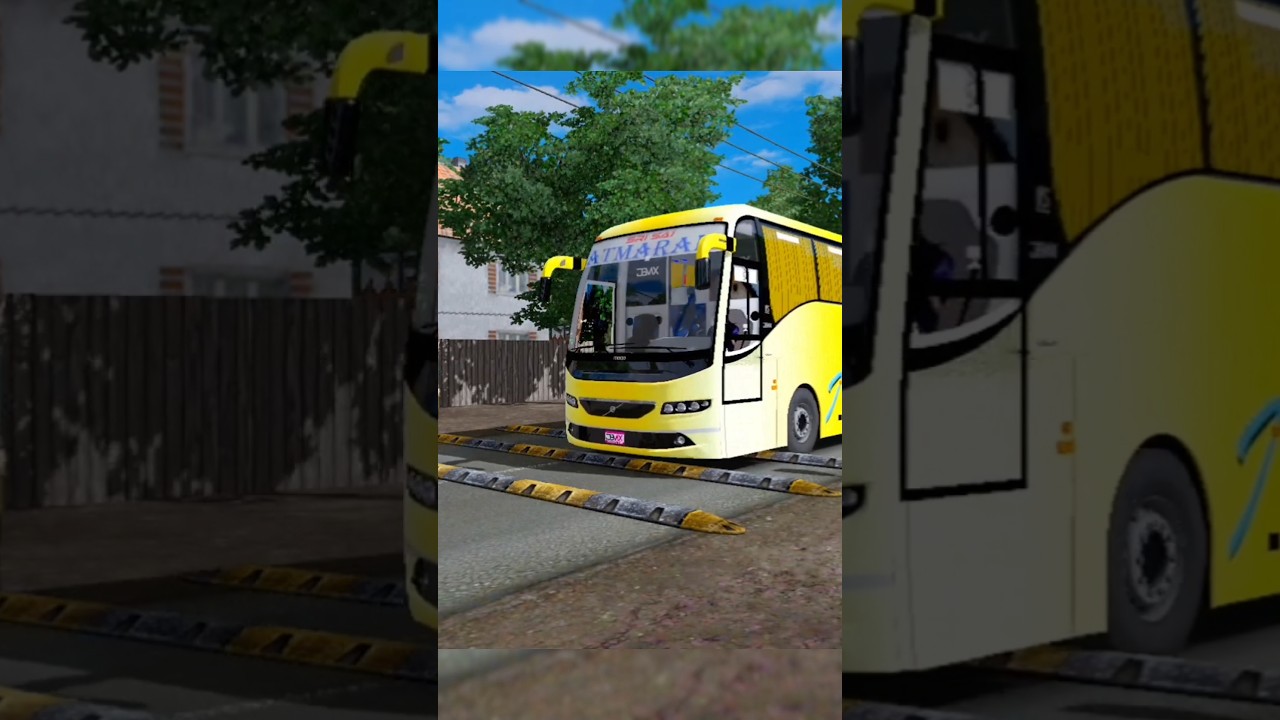 Volvo Bus 🔥 #shorts #bus #volvo #viralvideo #speedbreaker #games #ets2