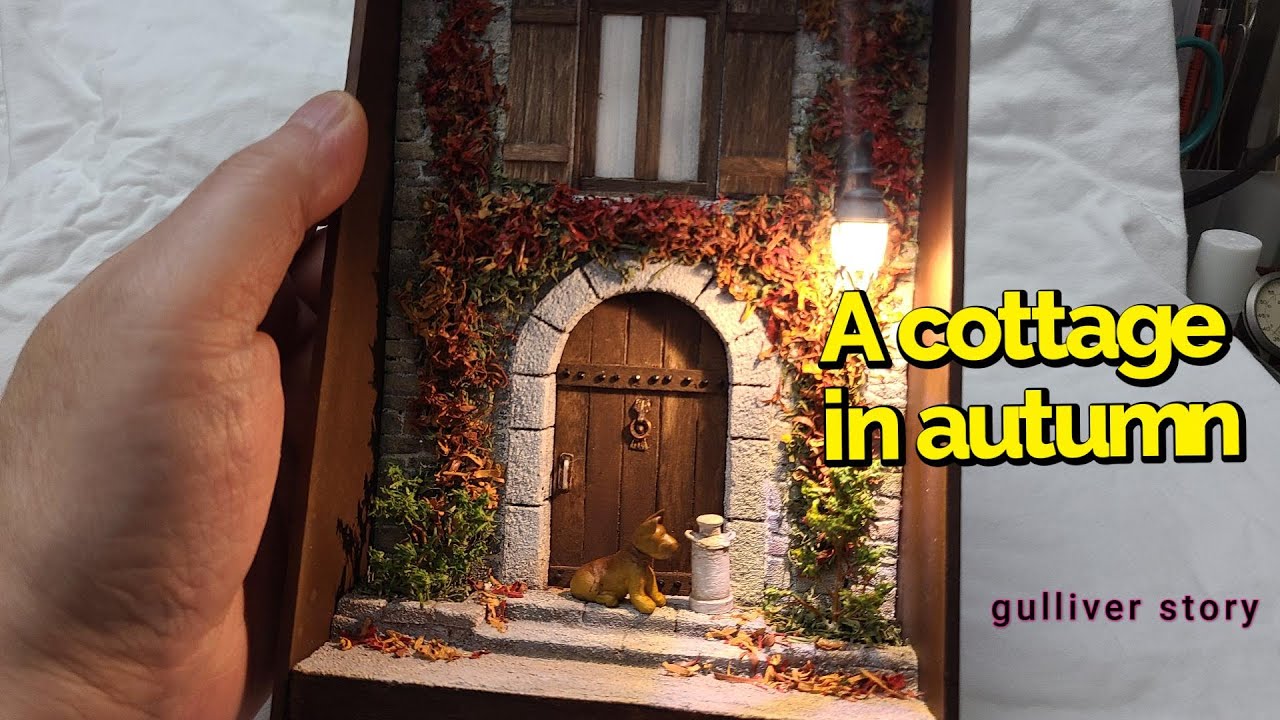 A cottage in autumn