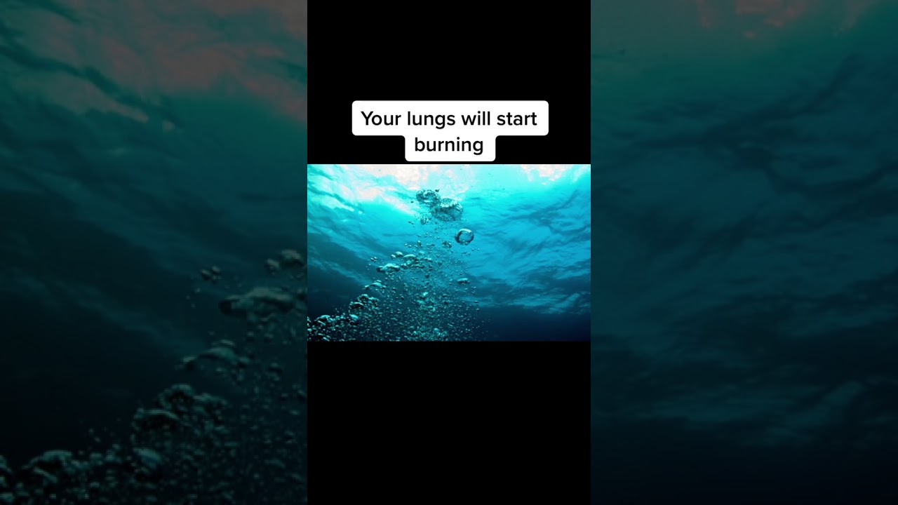 What it feels like to drown to death😰 