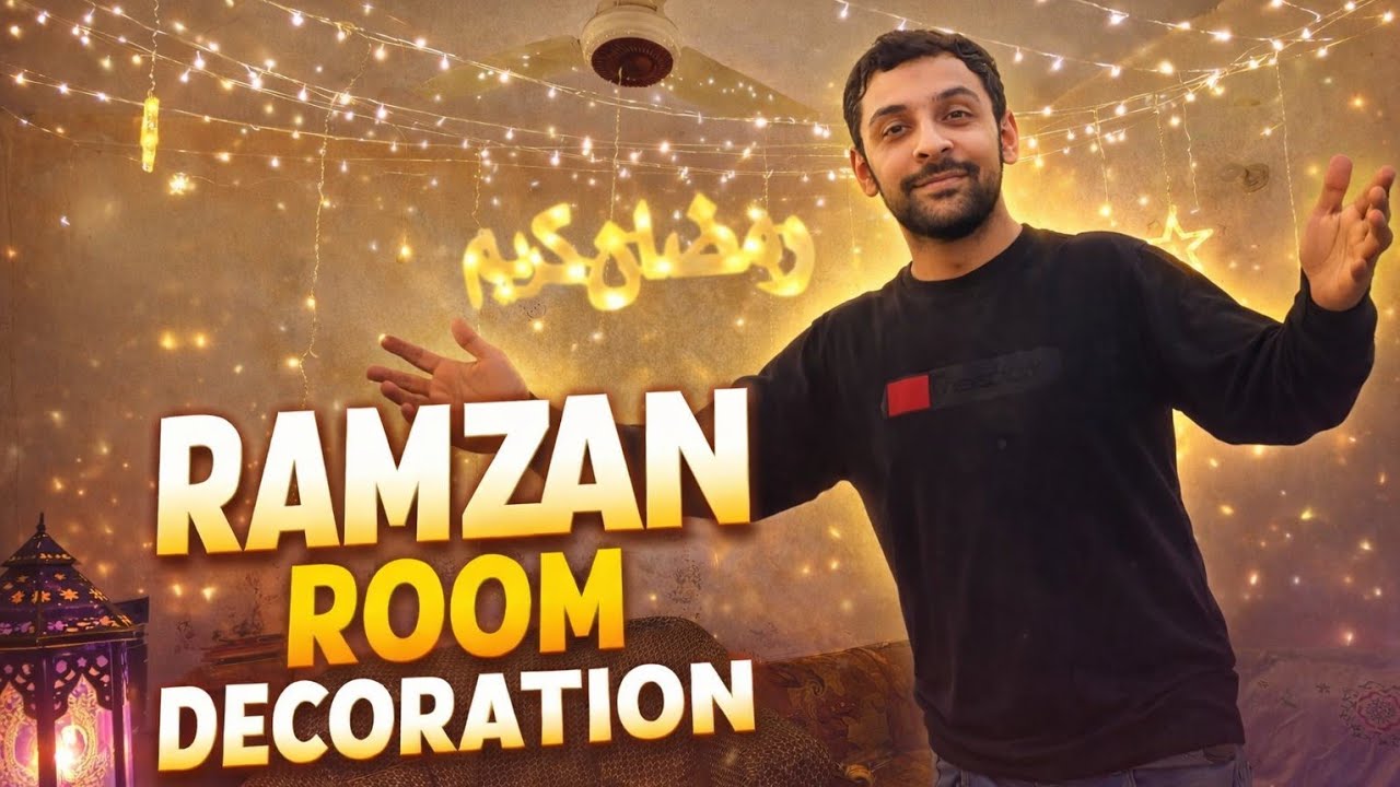 Ramzan Decoration Home Vlog 🌙✨ | Ghar Ko Beautiful Islamic Look Diya