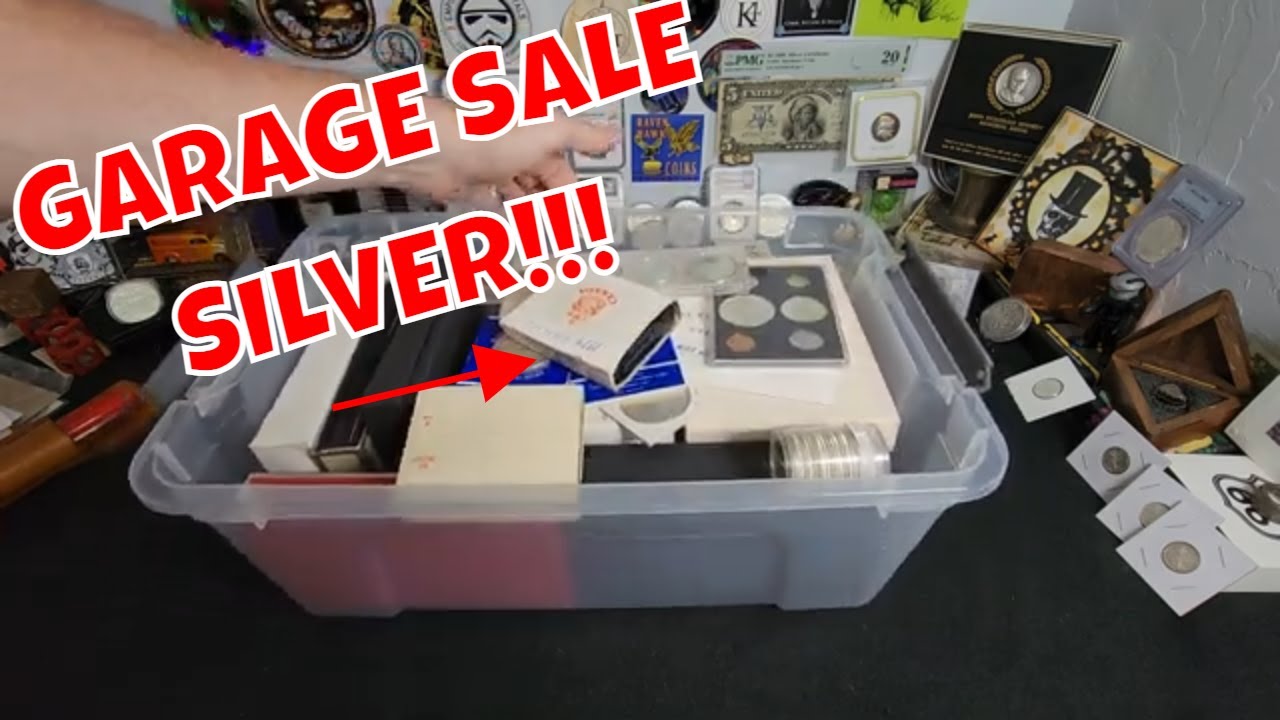 EPIC BOX OF SILVER FOUND AT A GARAGE SALE!