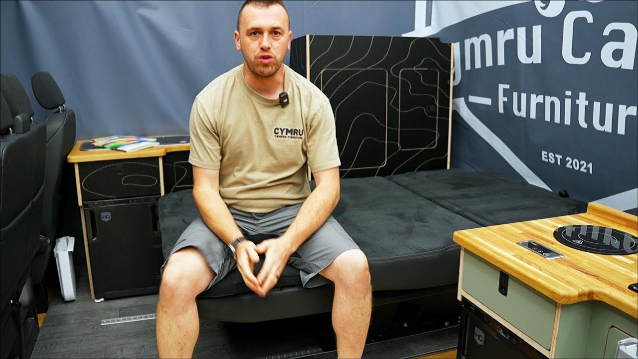 Cymru Camper Furniture - The Ultimate Rock and Roll Bed? Mobiframe Bed Tour