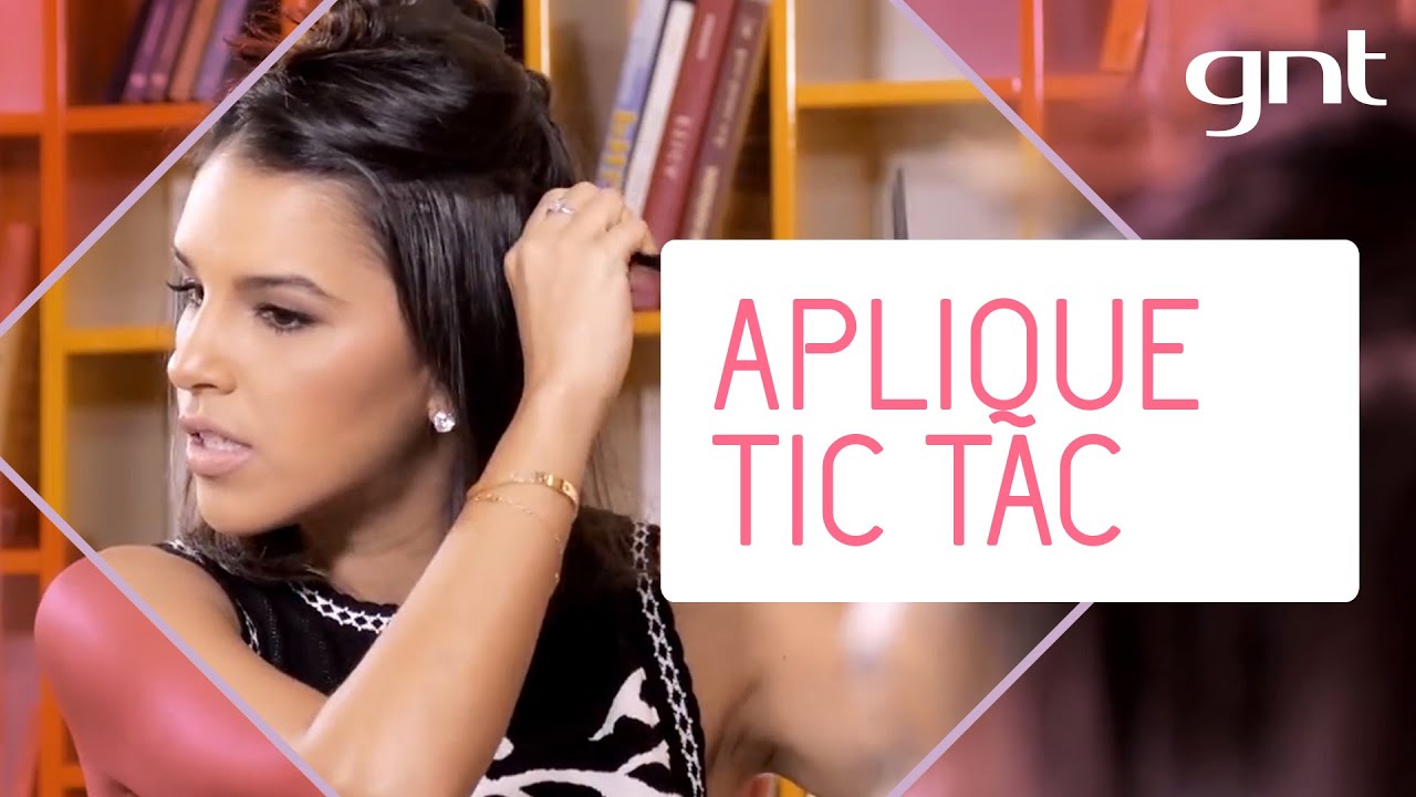 Como colocar aplique 'tic tac' no cabelo | Se Arrume Comigo | Beleza | Mariana Rios