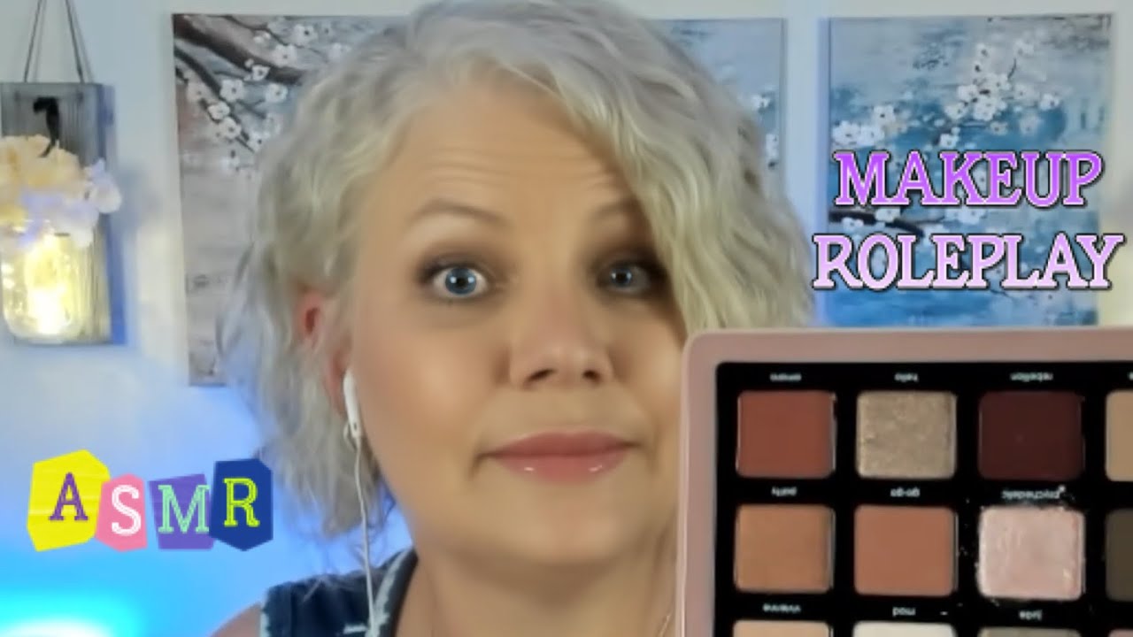 ASMR / Doing Your Sisters Makeup Roleplay (Whispered)