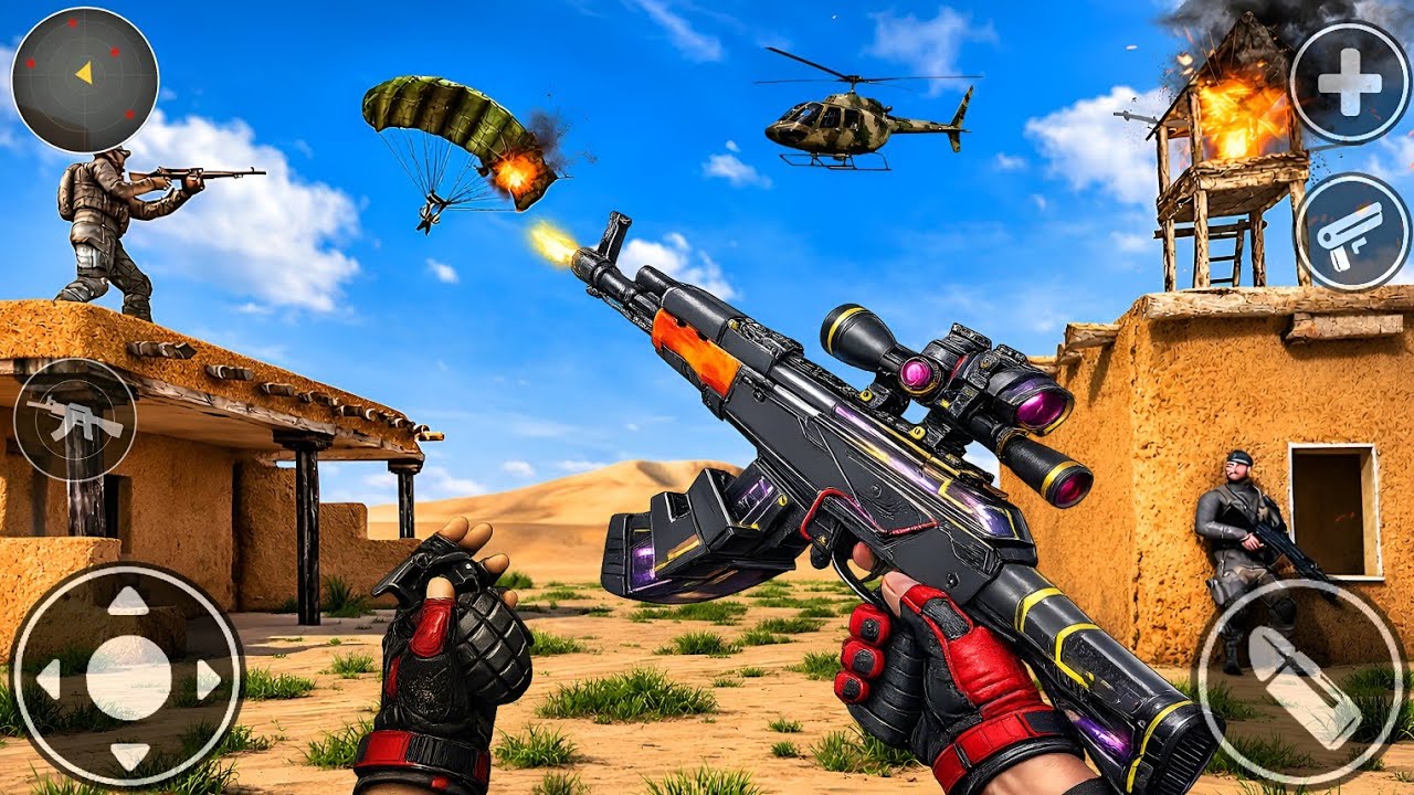 Gun Black Ops - Banduk Wala Goli Wala Game - Геймплей для Android
