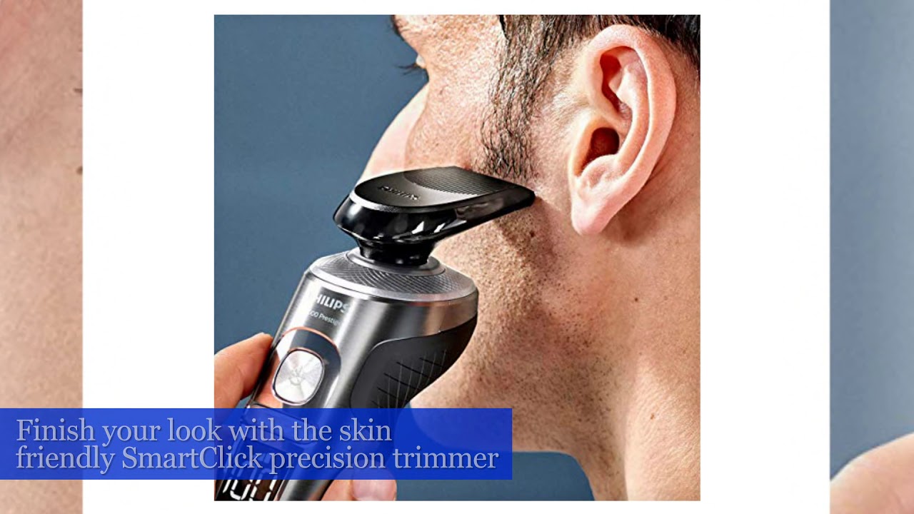 Philips Norelco 9000 Prestige Electric Shaver with Precision Trimmer and Premium Case, SP9820/87
