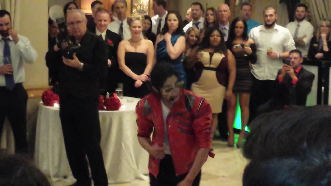 Awesome Surprise Michael Jackson Impersonator at a Wedding