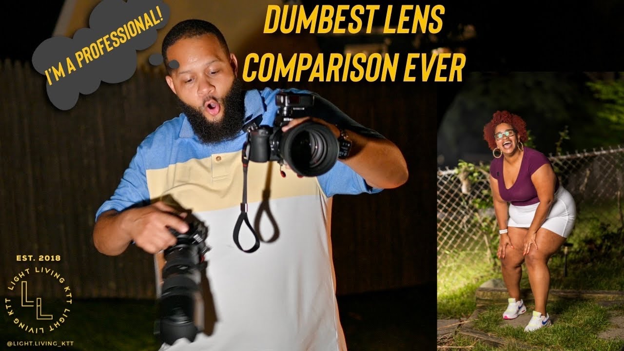 Dumbest Lens Comparison Ever!! Sigma 50-100 1.8 VS Sigma 105 1.4 #nikonz6ii #sigma105mm