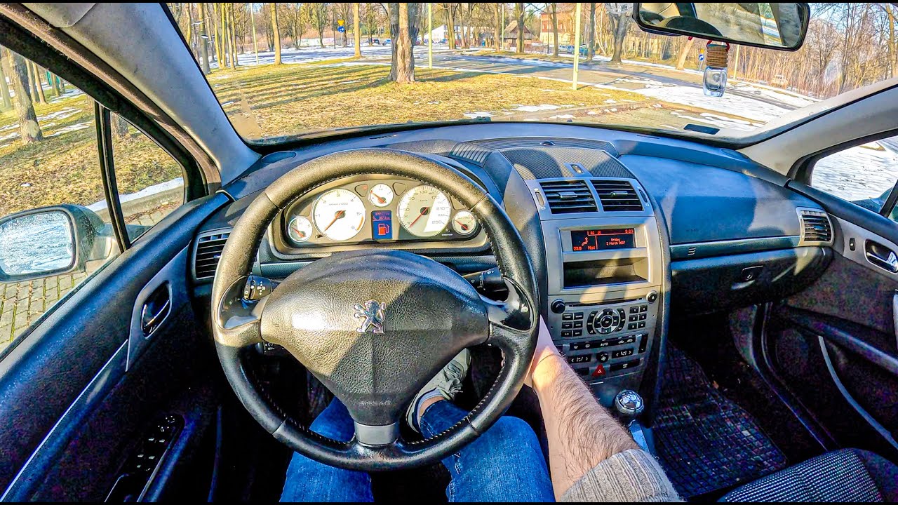 2004 Peugeot 407 (2.0 HDi 136 hp) | POV Test Drive #2365 Joe Black