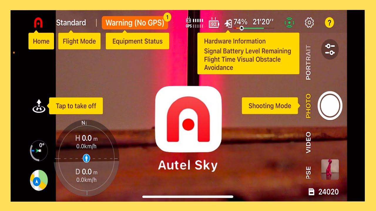 Autel Sky App - Beginners / Tour - Evo Nano & Evo Lite Series