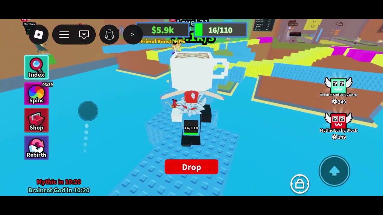 Playing bridge to get Brainrots 