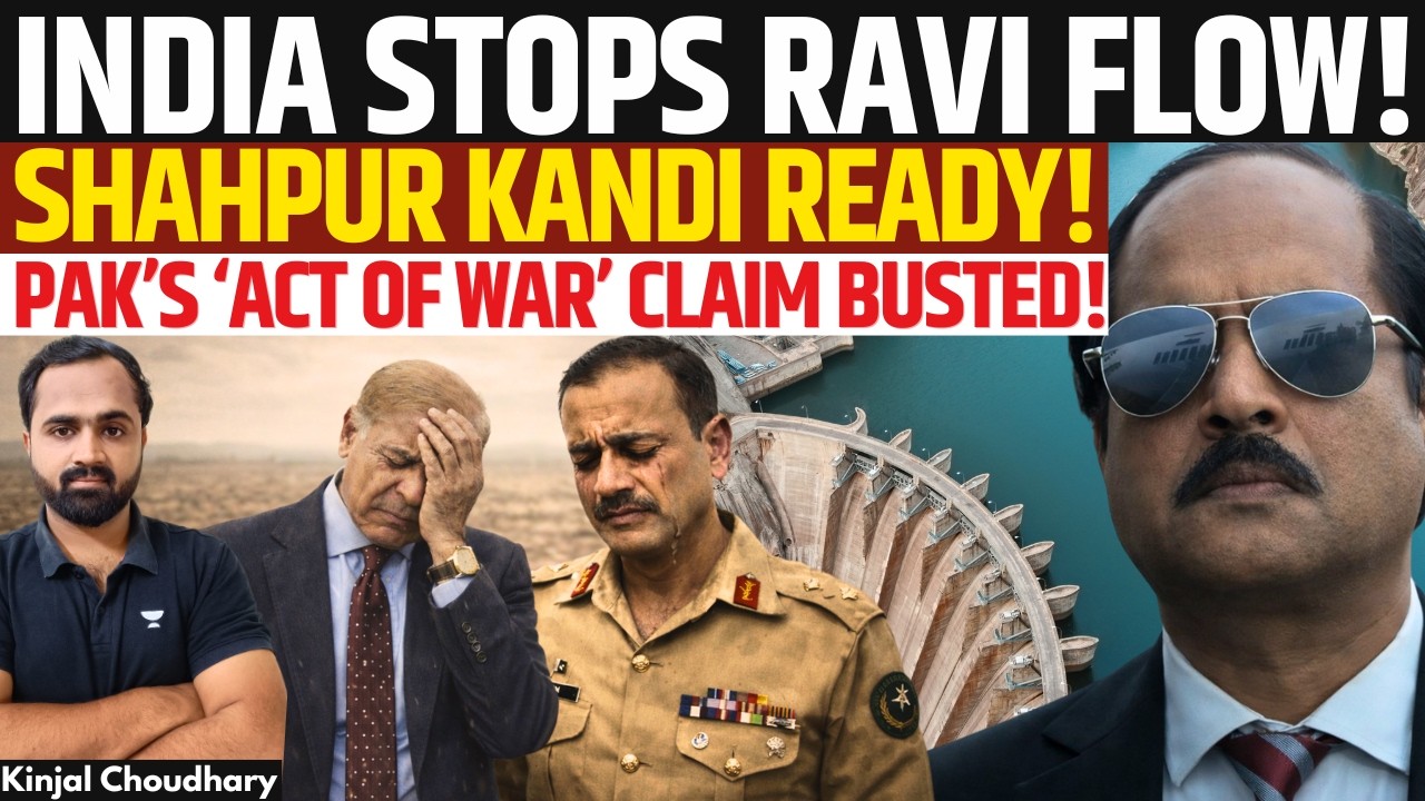 India To Stop Ravi Water | Chenab Projects Next? Pakistan Calls It ‘Act of War’, Moves Court! Kinjal