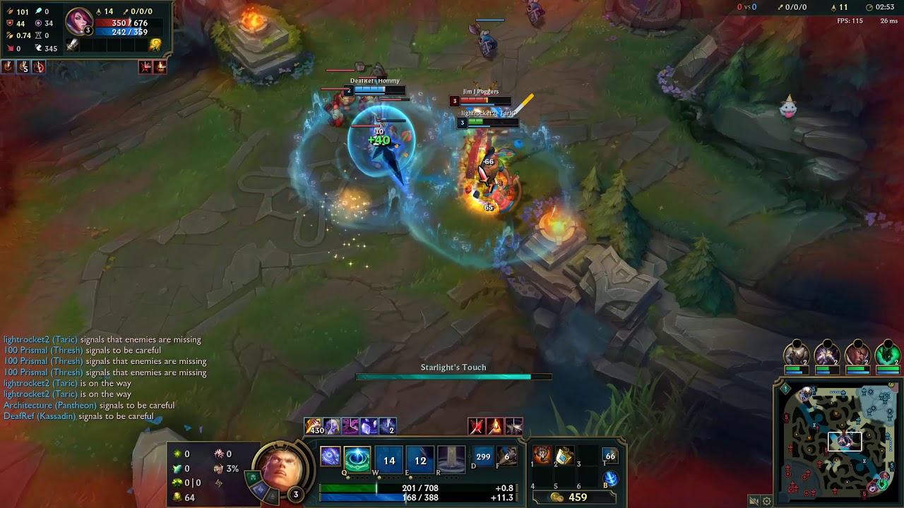 Taric Jungle Ganking - Riskiest Fiora Gank On BoxBox Pays Off