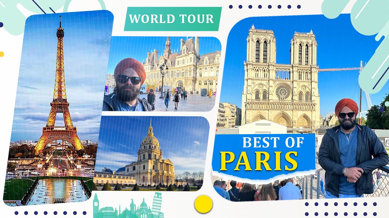 1st Day of World Tour || Indian and Pakistani together || Paris France History | Notre Dame invalide