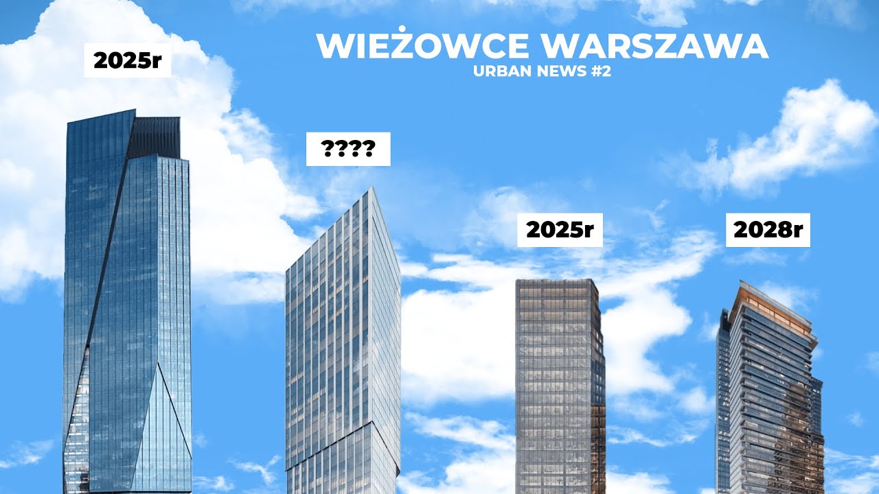 URBANNEWS #2 | Nowe wieżowce i inwestycje w Warszawie 2025