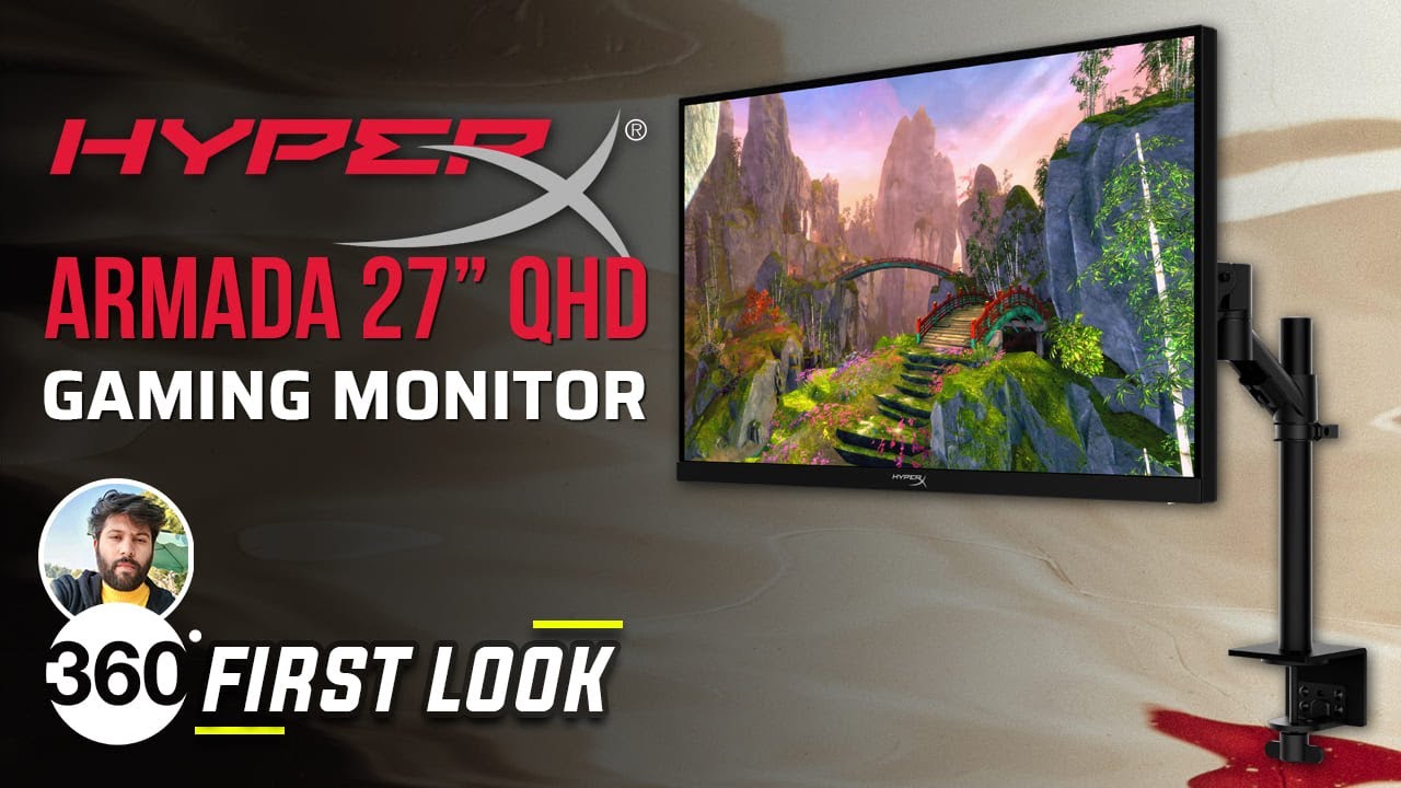 First Look at HP HyperX Armada 27-inch Gaming Monitor