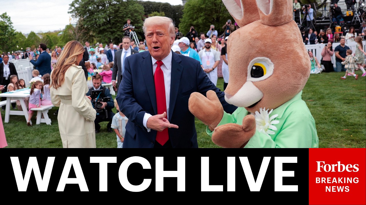 LIVE: President Trump Delivers Remarks At The White House Easter Egg Roll